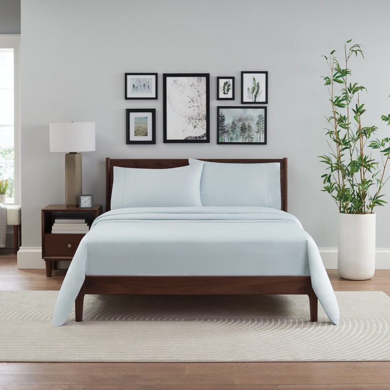 Rayon Sheet Set, Blue, King