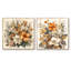 Traduction libre: Bouquet de fleurs crème et orange-2068247651-2068247648