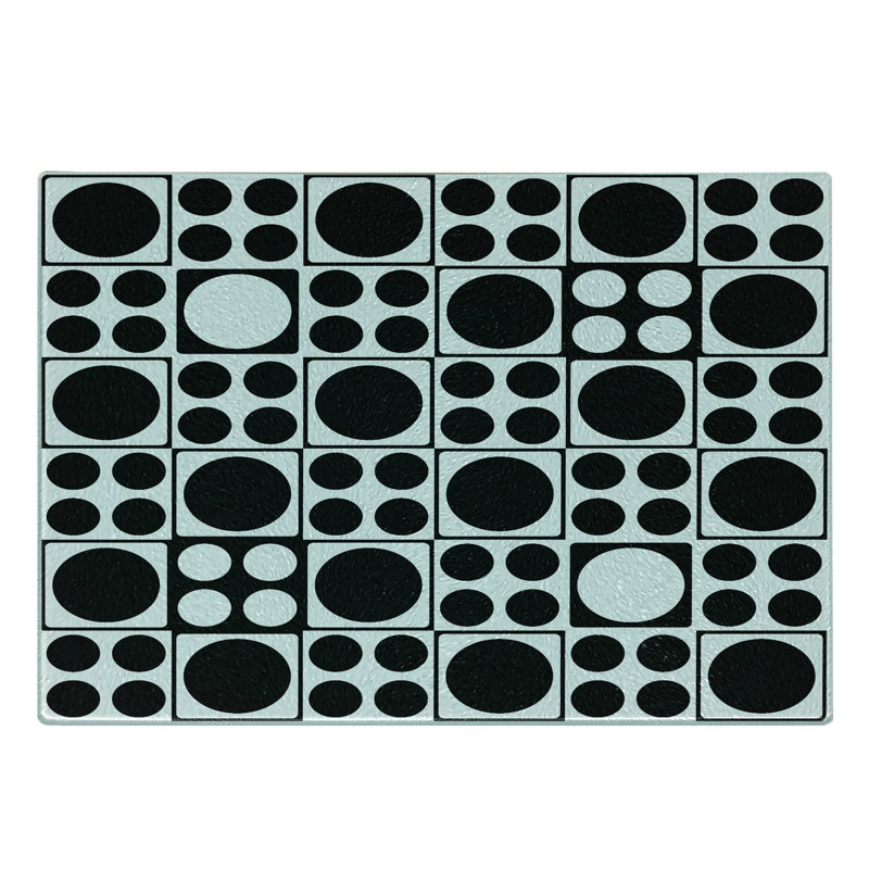 Planche à découper en verre trempé Ambesonne