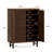 24 Pair Shoe Storage Cabinet with 2 Shutter Doors-624568756