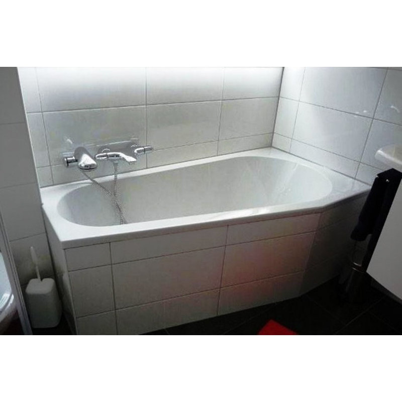 x 1350mm Soaking Acrylic Bathtub, 75cm H x 170cm L x 135cm D