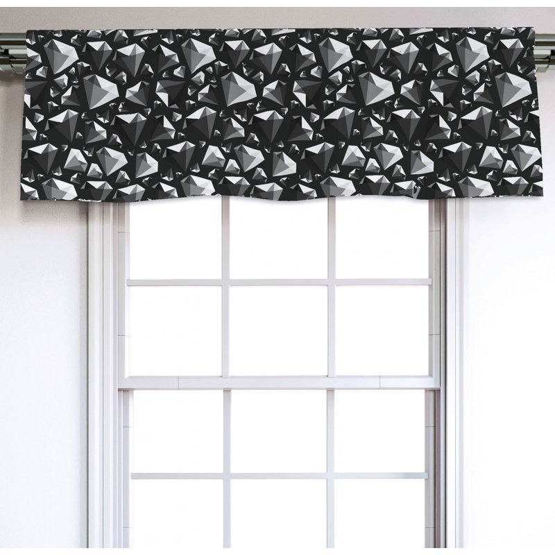 Sateen Ruffled Window Valance
