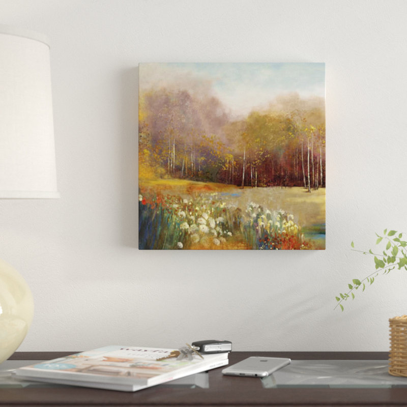 « jardin rêves i », reproduction sur toile, H 12 po x l 12 po x P 0,75 po, Toile tendue