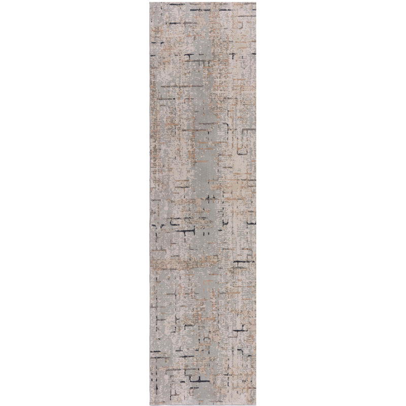 Abstract Indoor Rug, Runner 2'2" x 7'7"