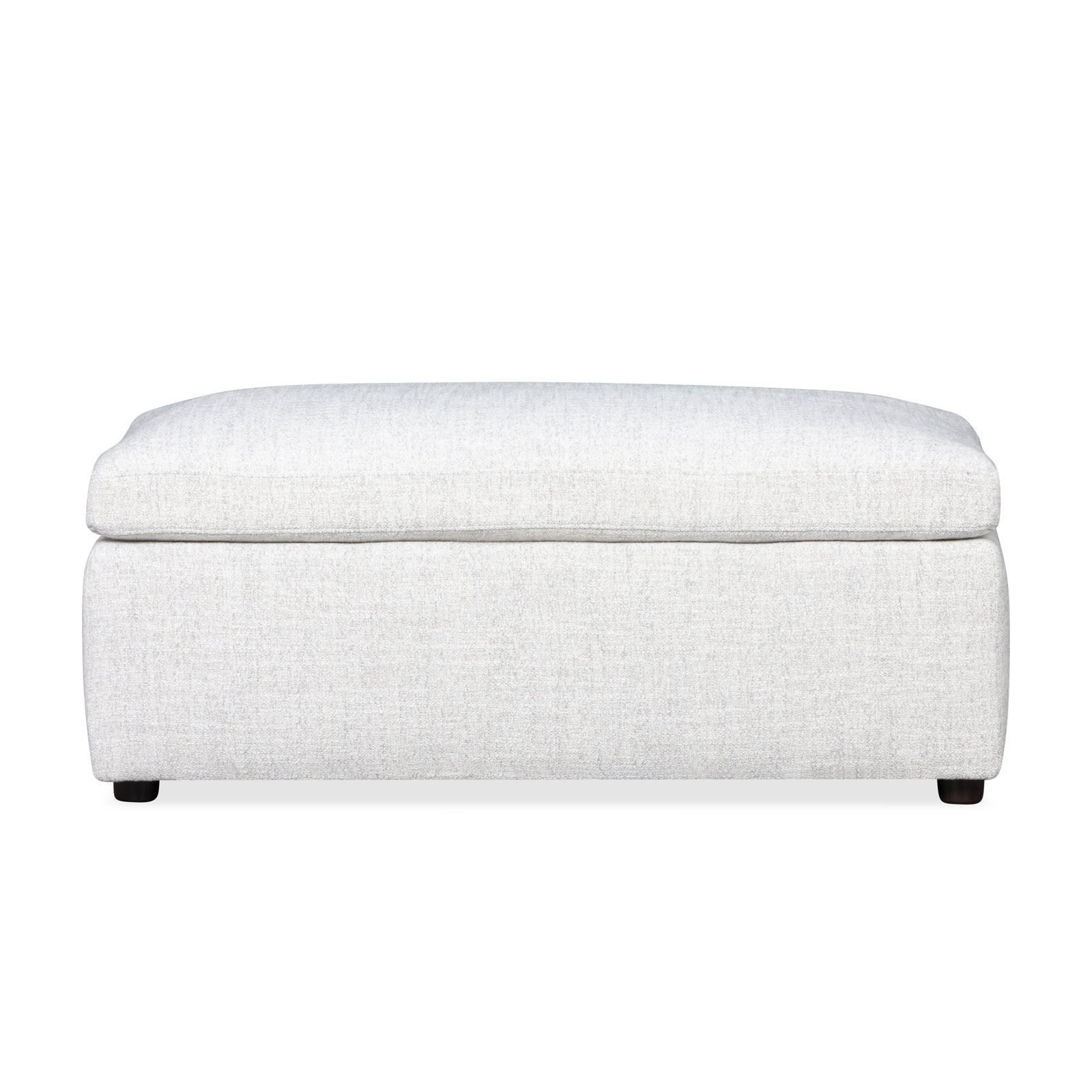 Essex 41" Oversized Upholstered Ottoman , Monique Oyster Textured Chenille