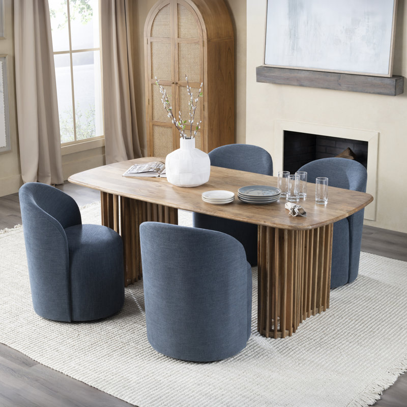 86" Solid Wood Dining Table