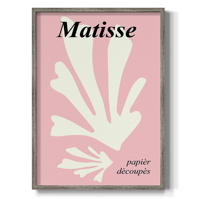 Matisse CECLVI, reproduction d'art encadrée - bois massif, H 30 po x l 24 po