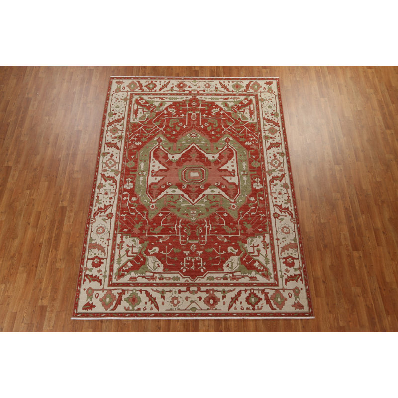 Geometric   Oriental Area Rug 7x10