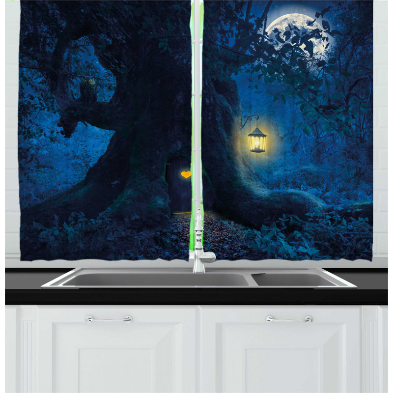 Pointed Kitchen Curtain