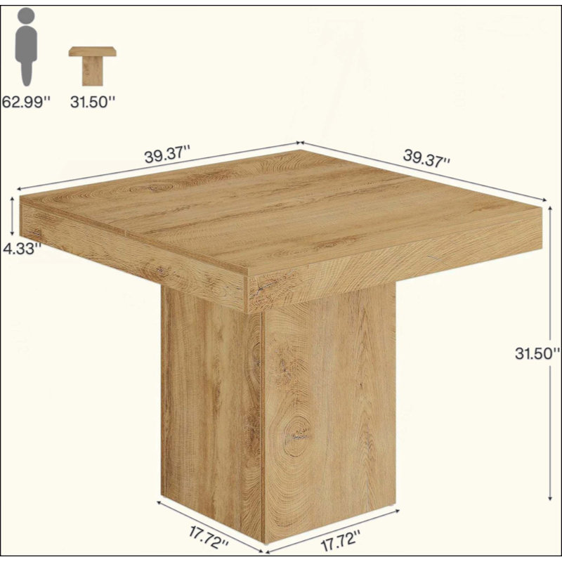 Square Kitchen Dinner Table,Modern Dining Table