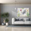  «Seasonal Rooster 4» par Jean Plout, art mural sur toile-444994041