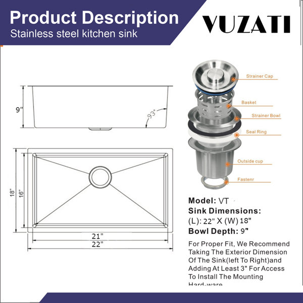 Dimensions du produit