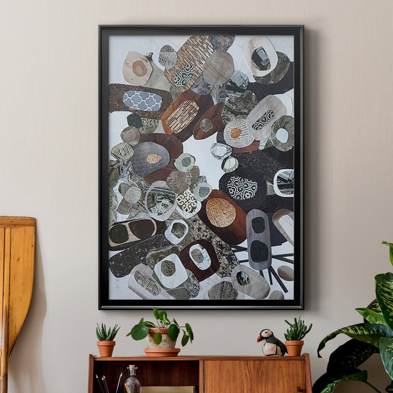 «Nile River», reproduction encadrée de qualité supérieure - prête à être accrochée, H 30,5 po x l 22,5 po x P 1 po
