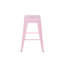  Ensemble de 2 tabourets de comptoir en métal de 24 pouces, ensemble de 2 tabourets empilables intérieur / extérieur, rose-46415773-46415763-46415785
