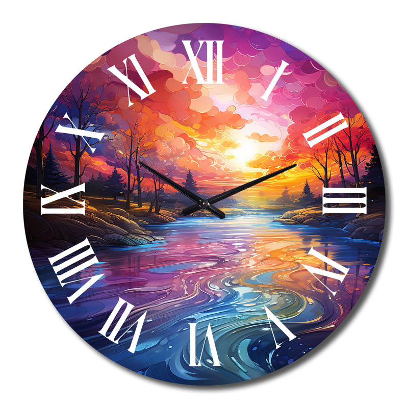 Dalery - Horloge murale abstraite, Grand