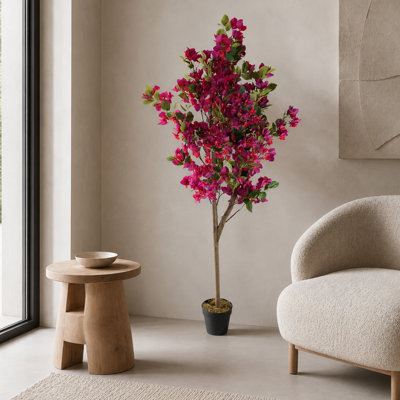 Faux Plant in Plastic Pot Liner