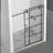 56-60" W X 72" H,frameless Double Sliding Shower Door,matte Black Grid Frameless Sliding Glass Shower Door, With 5/16" (8mm) Clear Sgcc Tempered Glass For Walk-in Shower,bypasss Bathroom Shower Enclosure,,easy To Clean,matte Black Stainless Steel Handles