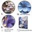 «Mixed Media Hydrangea Fusion», reproduction d'art sur toile-908973084-908973087