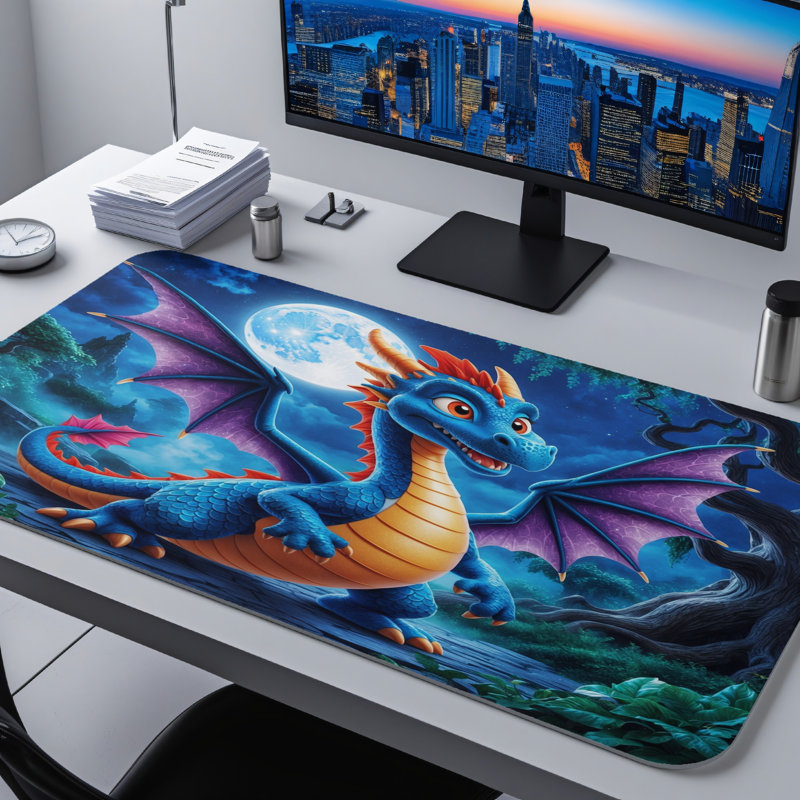 Polyester Desk Pad, 23.6x13.8