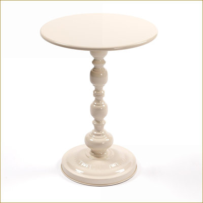 Table basse Vintage Frost en métal noir pour le salon / la chambre à coucher, peu encombrante et facile à assembler