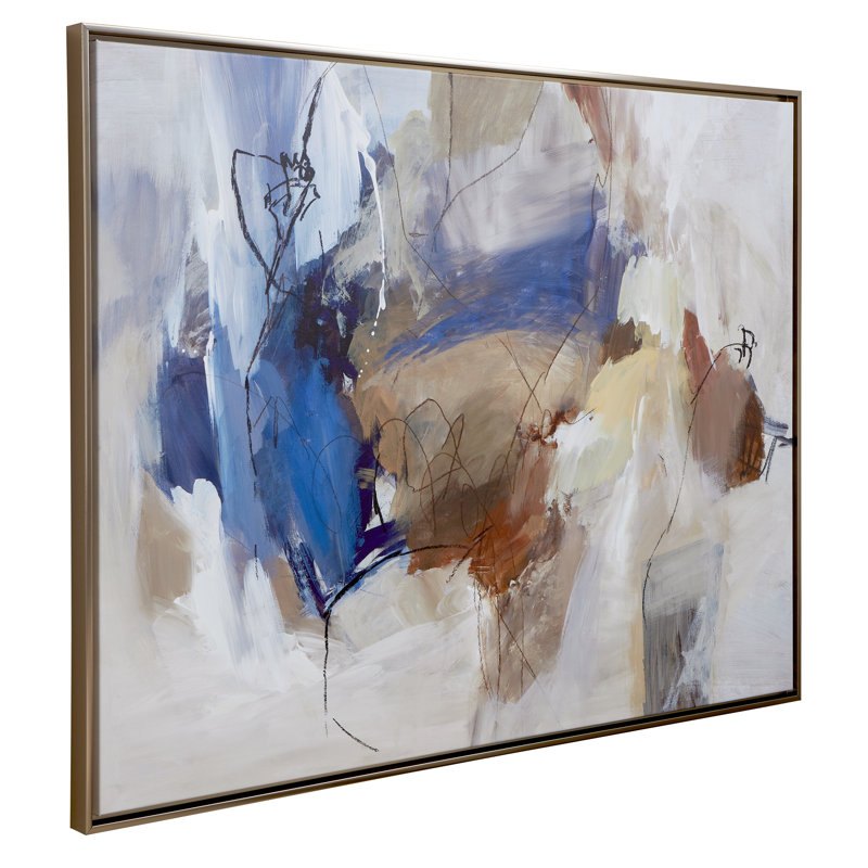 «Subtle Nuances», art abstrait encadré