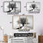 Vierge - arbre, impression d'art mural monochrome-108310876-108310874