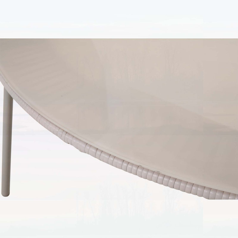 Table de salle à manger ronde pour l'extérieur - Rehaussez votre patio et votre jardin avec un design élégant et durable