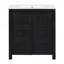 Meuble-lavabo rustique 30 po avec lavabo en céramique-1322515281