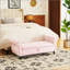 Banc de rangement en velours Bentlee -1426411804