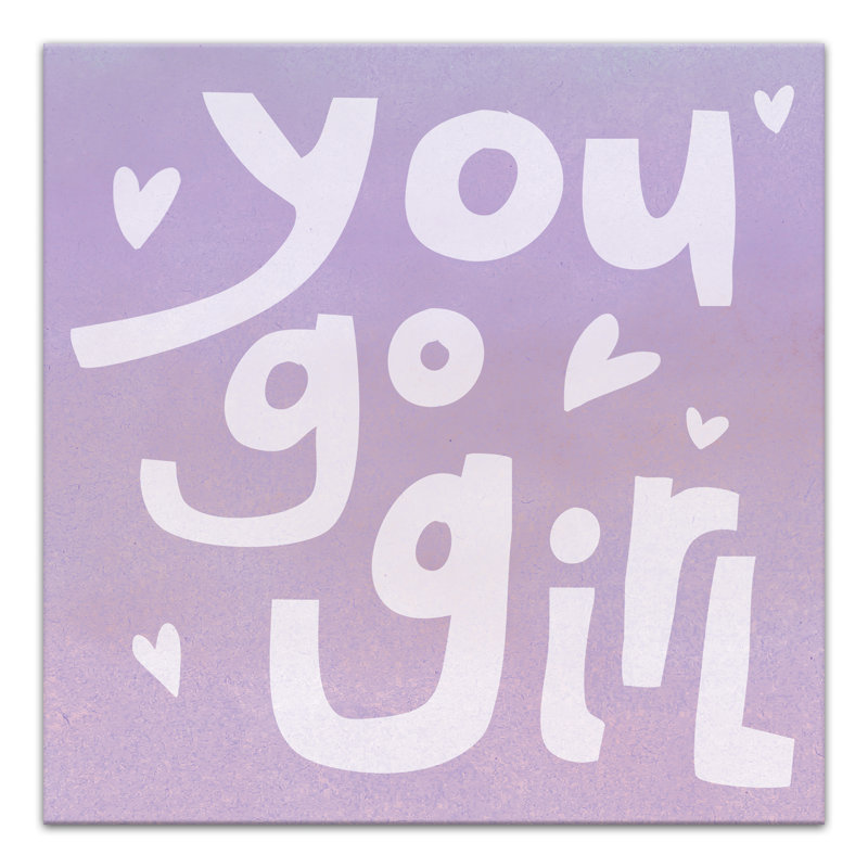 Art sur toile fille you go Stonover, H 20 po x l 20 po x P 1,25 po