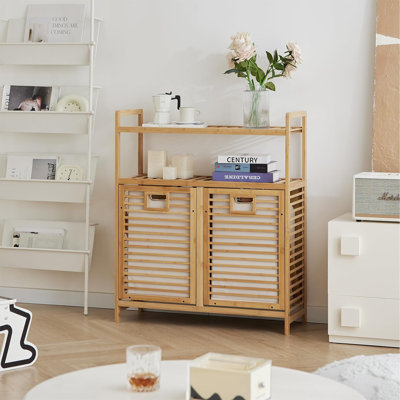 Double Tilt Laundry Basket