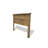 Adein Collection Smooth Sawn Solid Slab Headboard, Queen - Pecan Stain and Clear Lacquer Finish-27560671-27560670