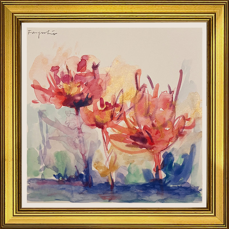 The Blossom No.3 by Fanyu Lin - Single Picture Frame Painting