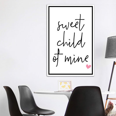 Sweet Child Of Mine - Textual Art