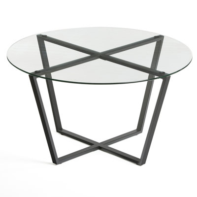 Moby Glass Top Single Coffee Table