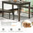 48'' Wooden Dining Table for 4 People w/ Rubber Wood Legs Rectangular Table White-941647972