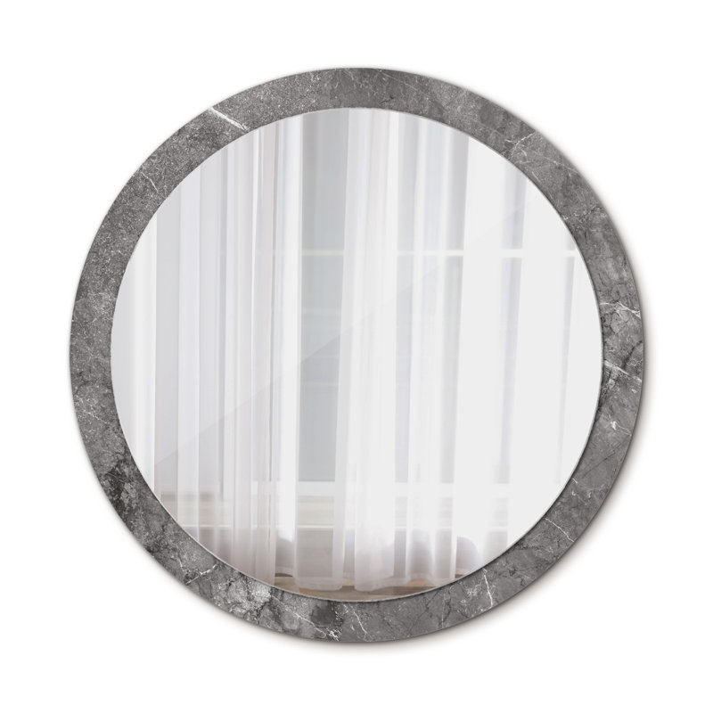 Huldar Glass Flat Wall Mirror, 100cm H x 100cm W