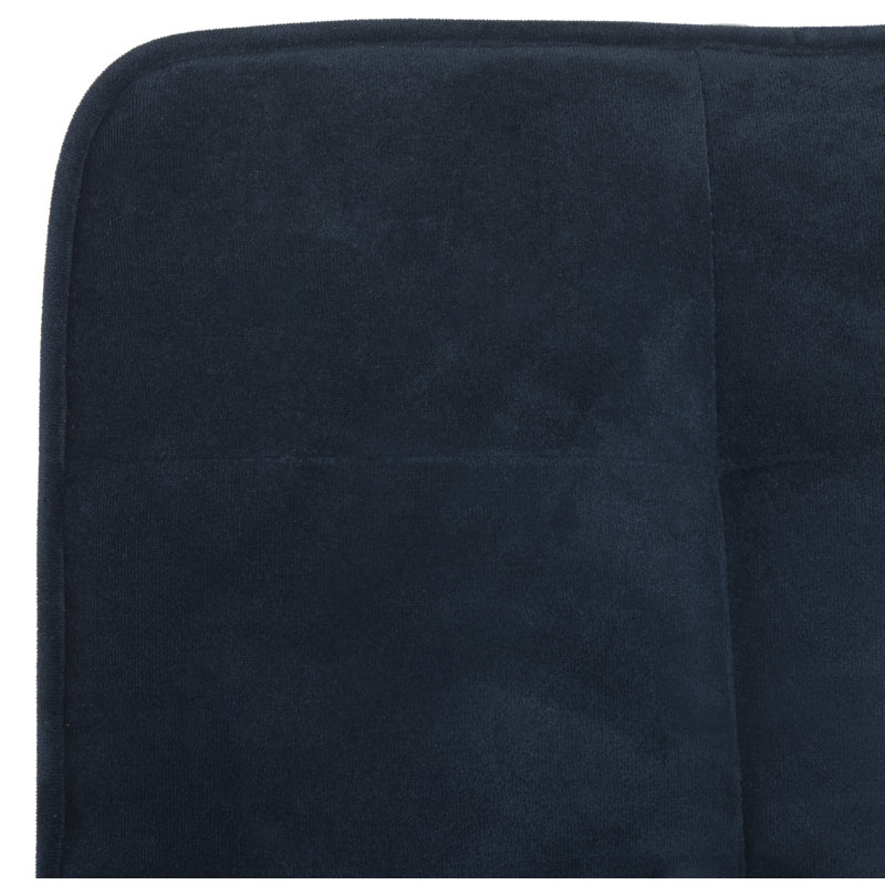 Upholstered Slipper Chair, Navy