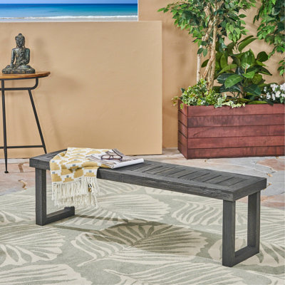 Outdoor Acacia Wood Dining Bench