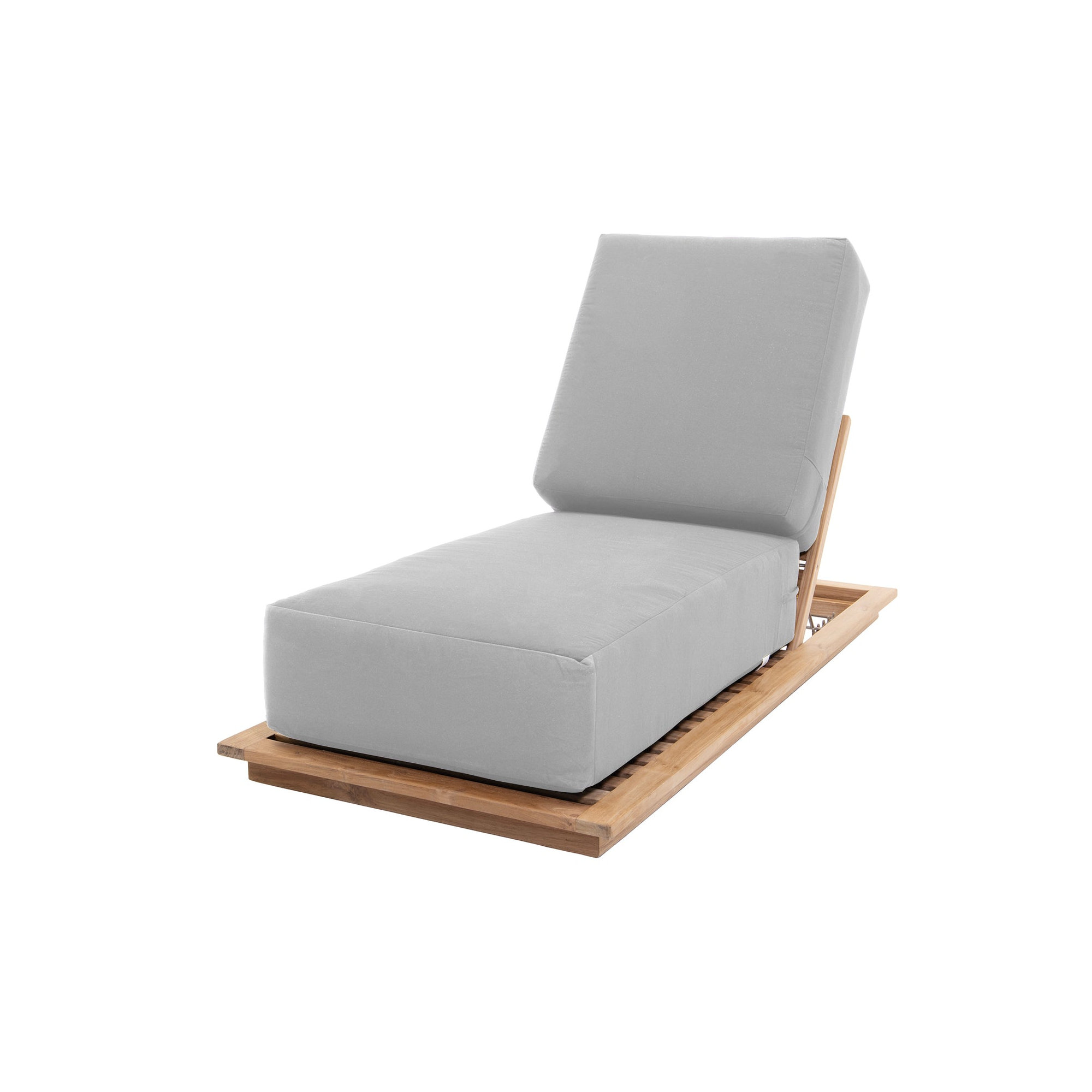 Varenna 27.5'' Outdoor Teak Chaise Lounge, Natural