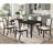 Alexander Black Rectangular Extension Leaf Dining Table