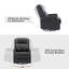 Fauteuil inclinable pivotant en cuir véritable Bronaich (ensemble de 2)-100964881