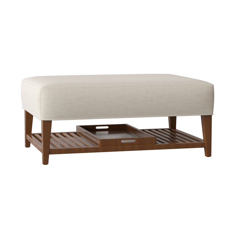 Carly Ottoman, Pecan, Peyton Navy Performance Twill