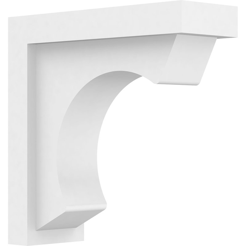Support standard en PVC de qualité architecturale Emerson, H 10 po x l 3,5 po x p 10 po