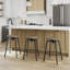 Tabouret de bar et de comptoir pivotant en bois massif Katerinka-1947558911-1947558909