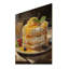 Jaune gâteau au fromage de luxe - Impression sur bois de pin naturel-556686422
