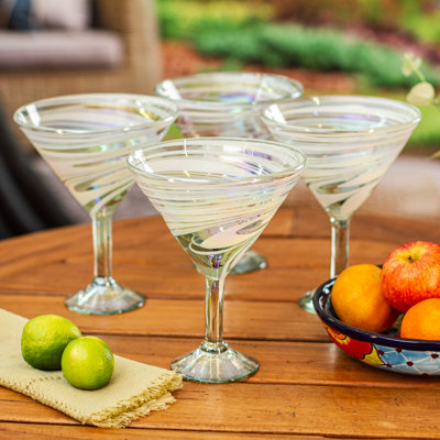 13 oz. Handmade Martini Glass Set