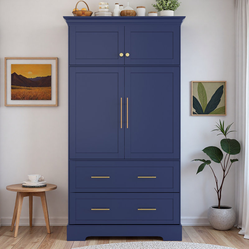Armoire de rangement Farmhouse, Marine