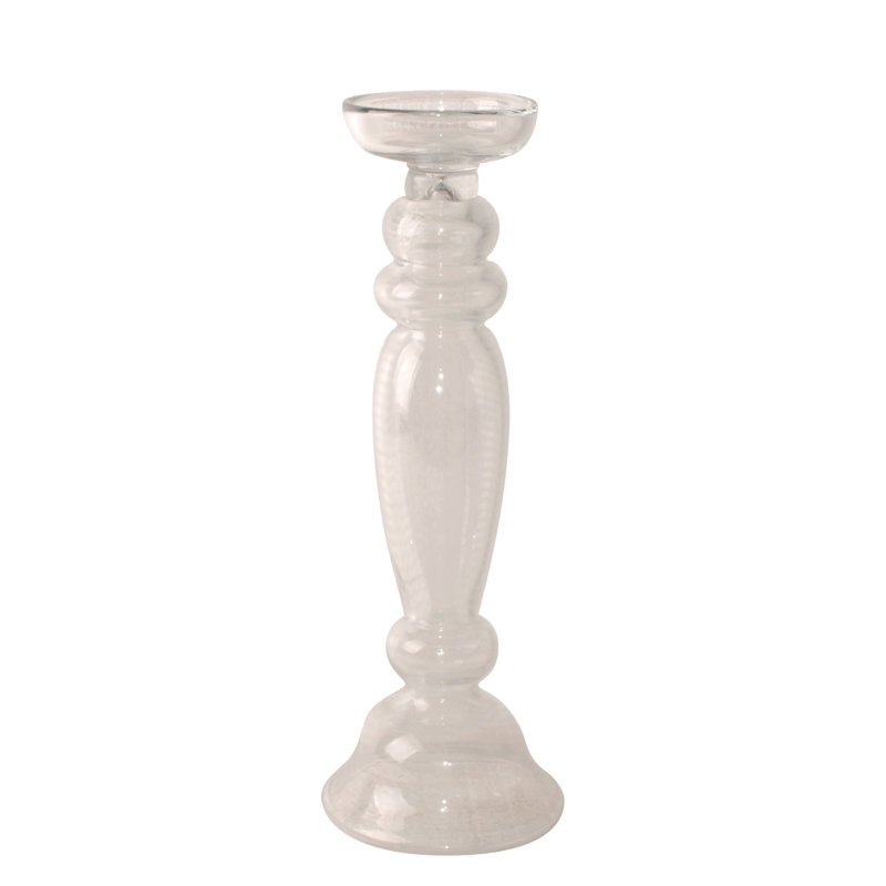 Mazaca 16.2'' H Glass Tabletop Candlestick