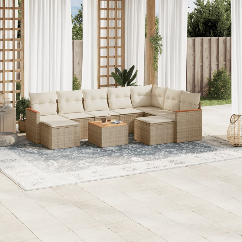Ensemble de canapé de jardin Vidaxl